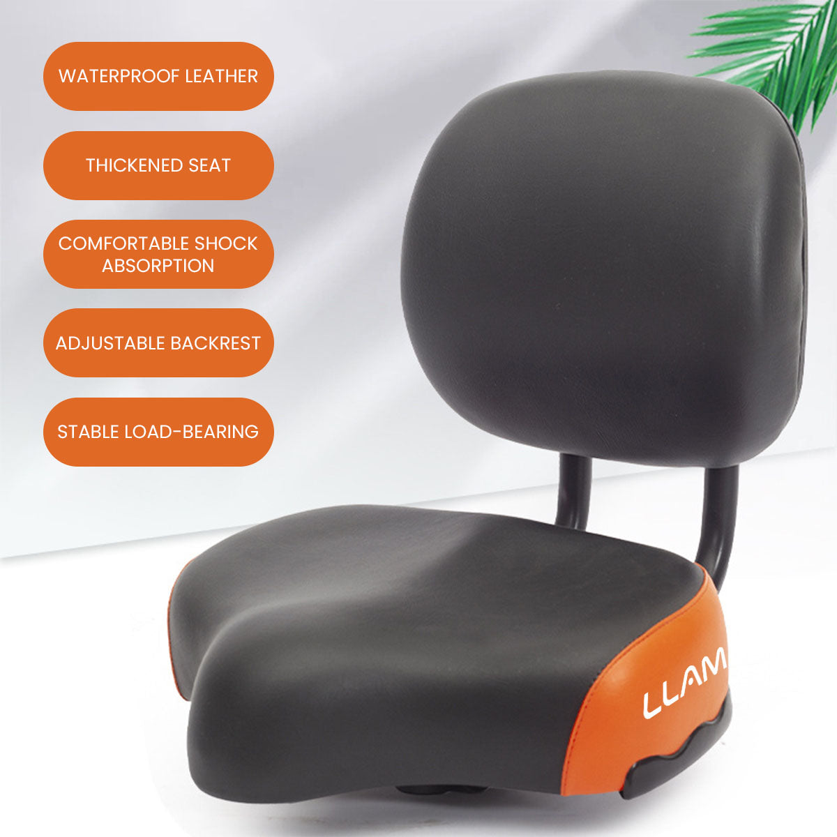 LLAMA TRIKE Deluxe Padded Seat with Backrest