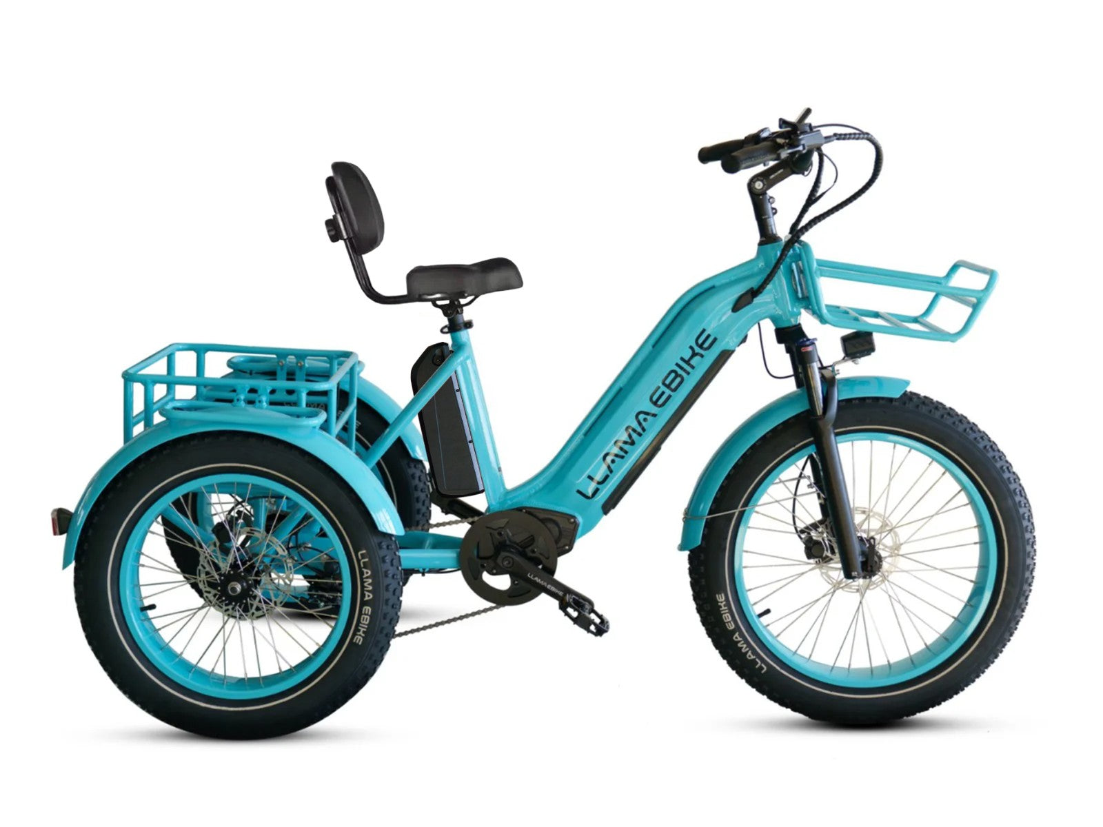 LLAMA Trike CT10 Fat Tire Electric Cargo Trike
