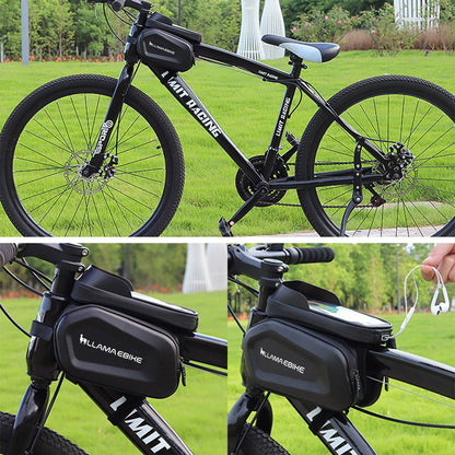 LLAMA TRIKE Waterproof Front Frame Bag with Phone Holder