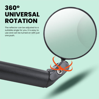 LLAMA TRIKE Foldable Convex Rearview Mirror