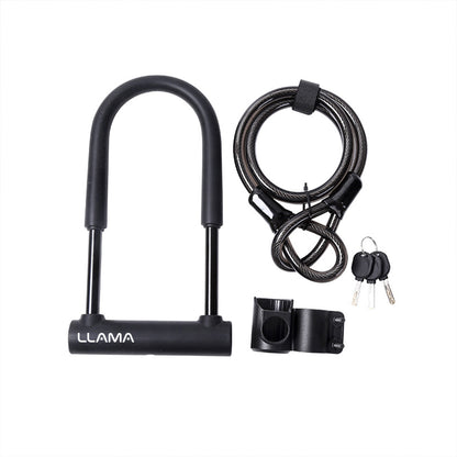 LLAMA TRIKE Heavy-Duty Portable Bike Lock Set