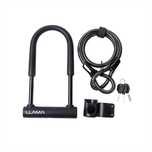 LLAMA TRIKE Heavy-Duty Portable Bike Lock Set
