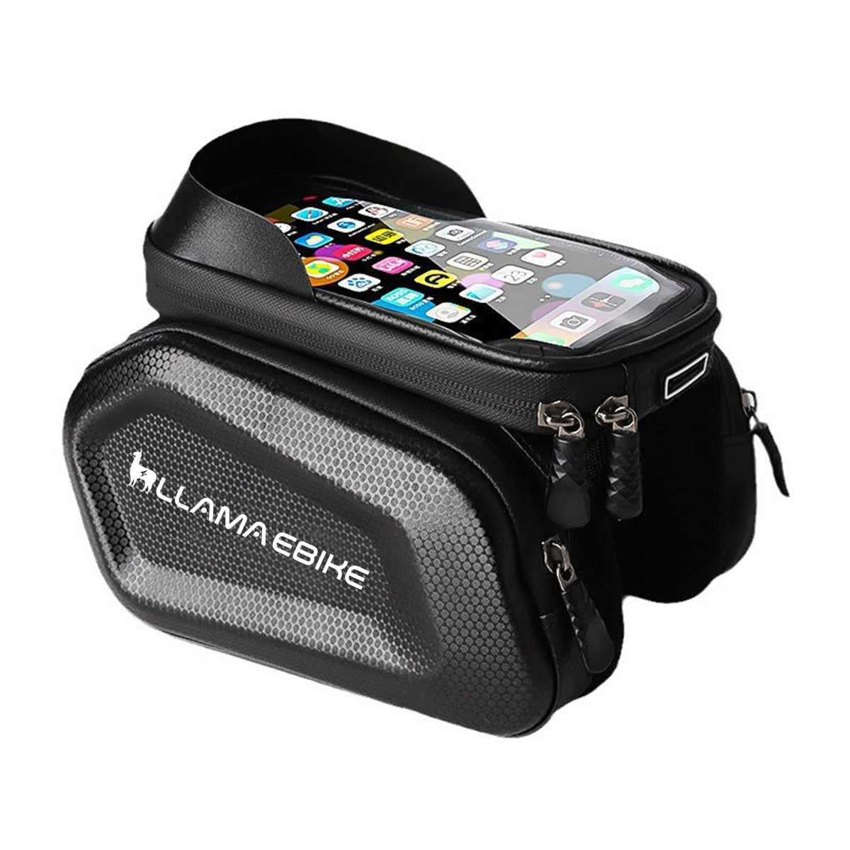 LLAMA TRIKE Waterproof Front Frame Bag with Phone Holder