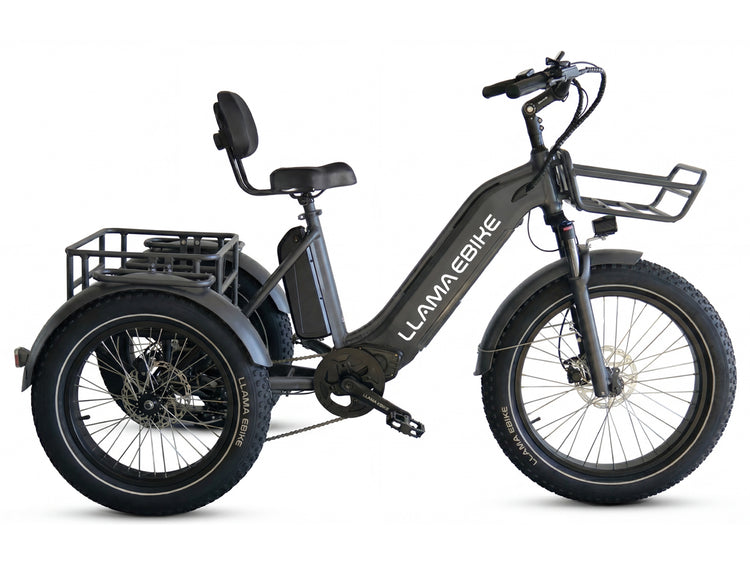 LLAMA Trike CT10 Fat Tire Electric Cargo Trike(Fully Assembled)