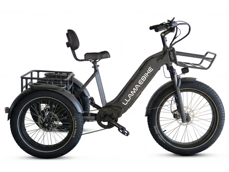 LLAMA Trike CT10 Fat Tire Electric Cargo Trike(Fully Assembled)