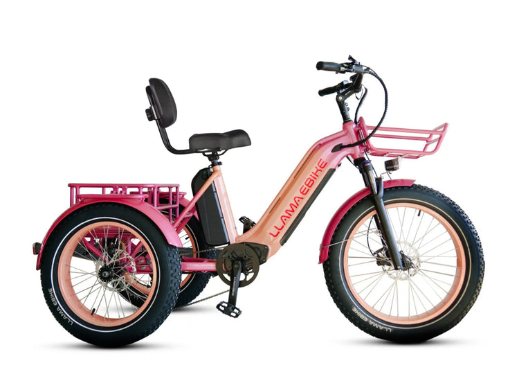 LLAMA Trike CT10 Fat Tire Electric Cargo Trike(Fully Assembled)