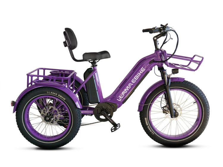 LLAMA Trike CT10 Fat Tire Electric Cargo Trike(Fully Assembled)