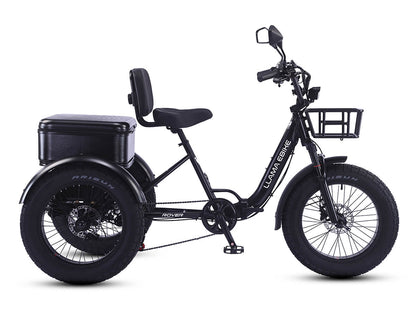 LLAMA Rover 1000W Rear-Drive Foldable Ultra-Range Fat Tire Electric Trike