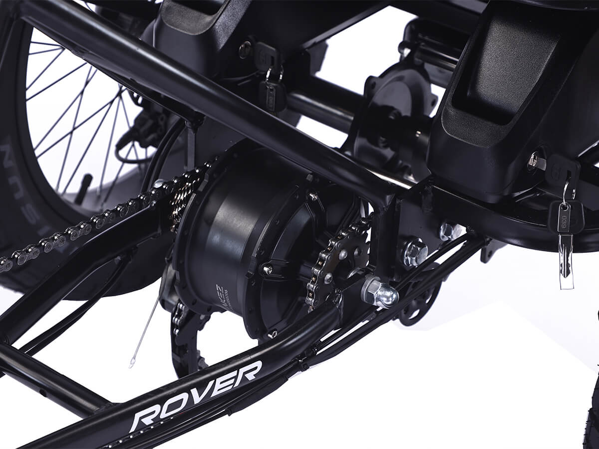 LLAMA Rover 1000W Rear-Drive Foldable Ultra-Range Fat Tire Electric Trike