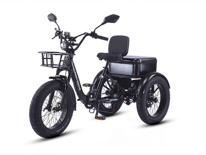 LLAMA Rover 1000W Rear-Drive Foldable Ultra-Range Fat Tire Electric Trike