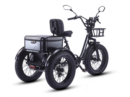 LLAMA Rover 1000W Rear-Drive Foldable Ultra-Range Fat Tire Electric Trike