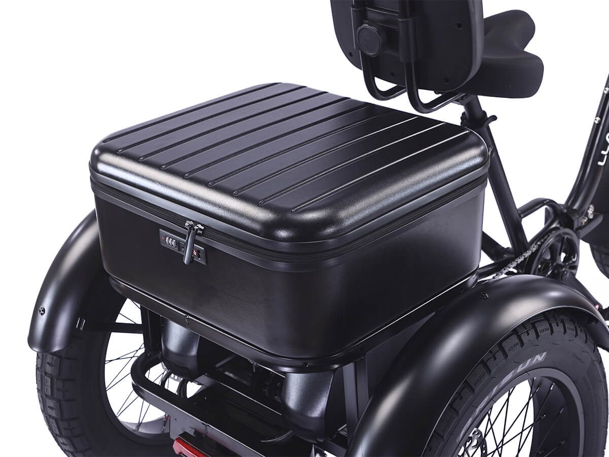 LLAMA Rover 1000W Rear-Drive Foldable Ultra-Range Fat Tire Electric Trike