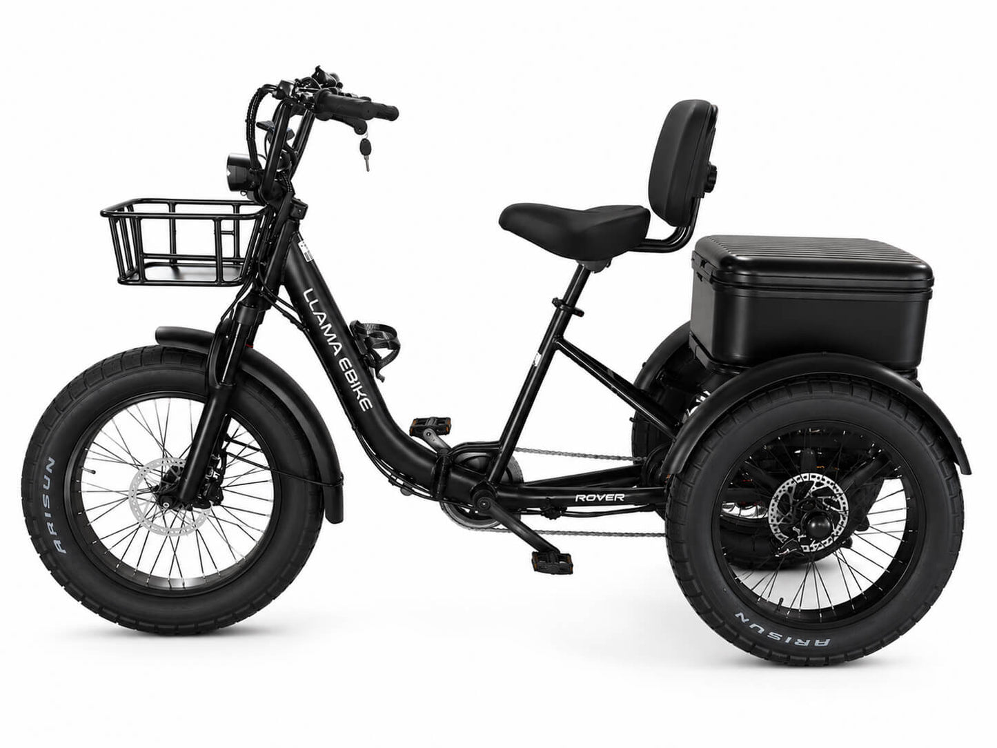 LLAMA Rover 1000W Rear-Drive Foldable Ultra-Range Fat Tire Electric Trike