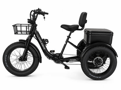 LLAMA Rover 1000W Rear-Drive Foldable Ultra-Range Fat Tire Electric Trike