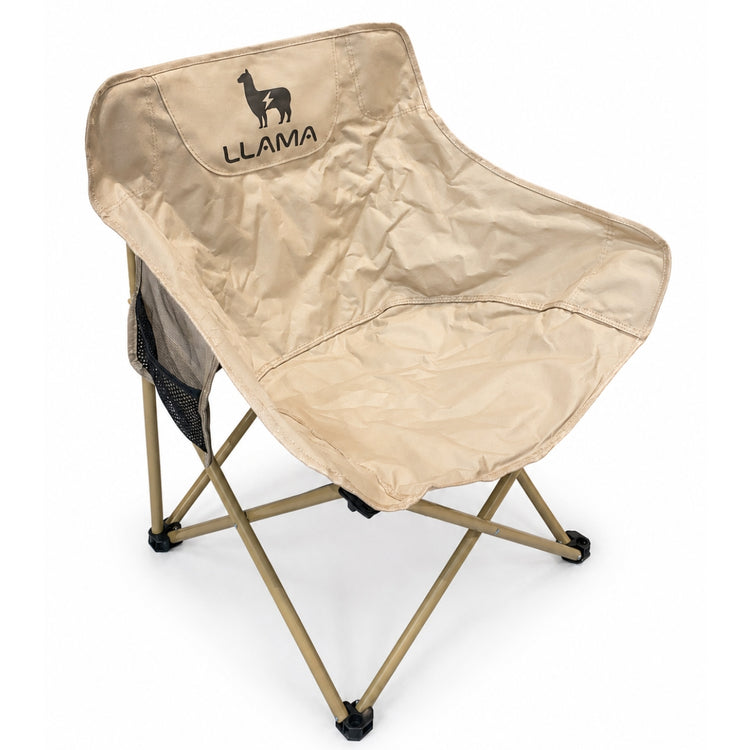 LLAMA Folding Carbon Steel Camping Chair