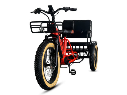 LLAMA CT12 Passenger Fat Tire 2-Seater Electric Trike