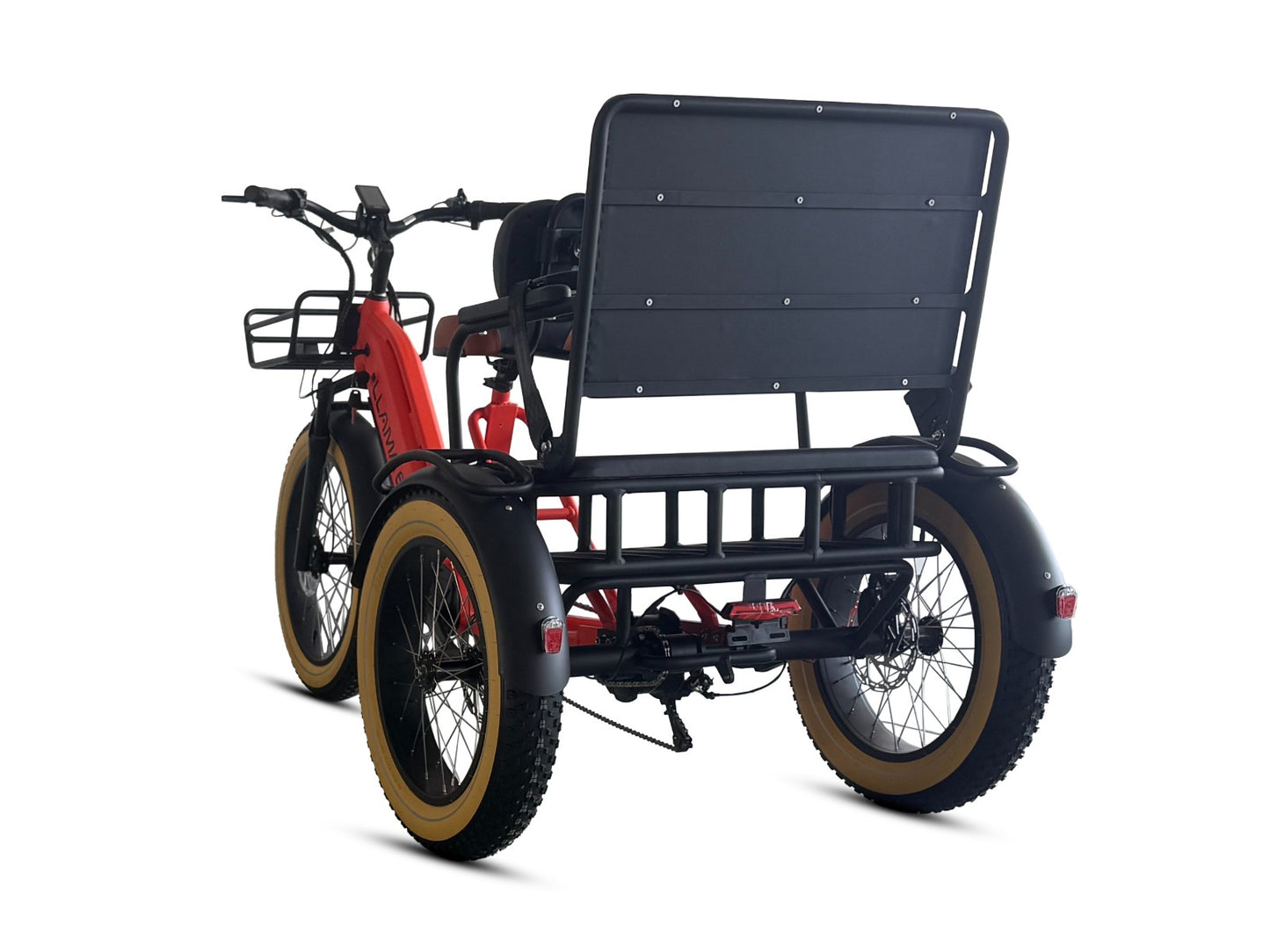 LLAMA CT12 Passenger Fat Tire 2-Seater Electric Trike